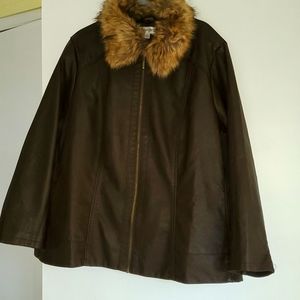 Size 22/24 brown plus size Jacket